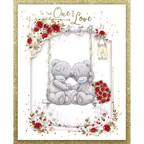 To The One I Love Handmade Me to You Bear Valentine's Day Card £4.99